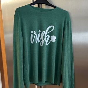 Green Irish Long Sleeve Shirt